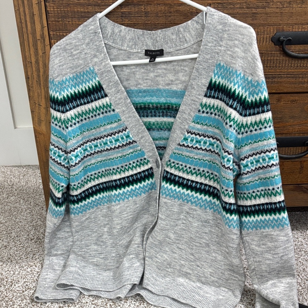 Never worn womens M Talbots cardigan